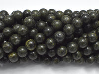Russian Serpentine Beads, 8mm Round Beads-RainbowBeads