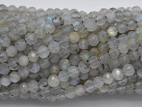 Labradorite Beads, 3mm Micro Faceted Round-RainbowBeads
