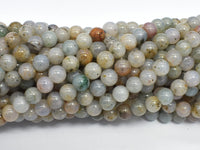 Moss Opal 6mm Round-RainbowBeads