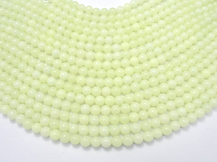 Glow in The Dark Beads-Green, Luminous Stone, 8mm (7.7mm)-RainbowBeads