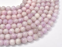 Kunzite Beads, 8mm Round Beads-RainbowBeads