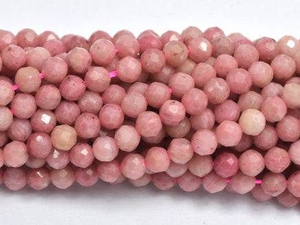 Rhodonite, Pink Rhodonite, 3.5mm Micro Round-RainbowBeads