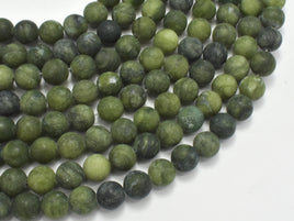 Matte Jade Beads, 8mm Round Beads-RainbowBeads