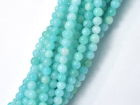 Russian Amazonite Beads, Green Amazonite, 4mm Round-RainbowBeads
