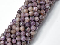 Genuine Charoite, 6mm Round Beads-RainbowBeads