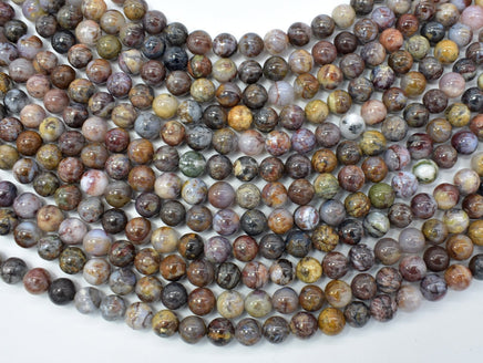 Pietersite Beads, 8mm Round Beads-RainbowBeads