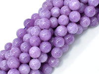 Malaysia Jade Beads- Lilac, 10mm Round Beads-RainbowBeads