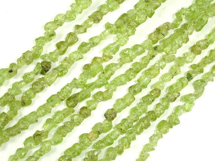 Peridot, Approx 3-4 mm Chips Beads-RainbowBeads