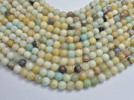 Amazonite Beads, 8mm, Round Beads-RainbowBeads