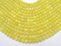 Lemon Jade, Round, 8mm beads-RainbowBeads