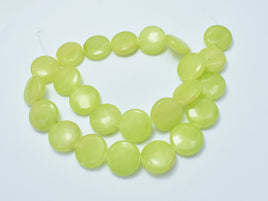 Jade Beads, 16mm Coin Beads-RainbowBeads