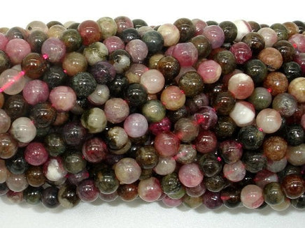 Tourmaline Beads, 4mm Round Beads-RainbowBeads