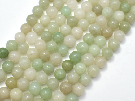 Jade Beads, 8mm Round-RainbowBeads