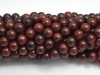 Rosewood Beads, 8mm Round Beads-RainbowBeads