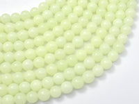 Glow in The Dark Beads-Green, Luminous Stone, 8mm (7.7mm)-RainbowBeads