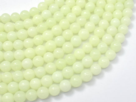 Glow in The Dark Beads-Green, Luminous Stone, 8mm (7.7mm)-RainbowBeads