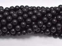 Genuine Shungite Beads, 8mm Round-RainbowBeads