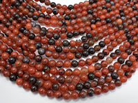 Sardonyx Agate Beads, 6mm Round-RainbowBeads