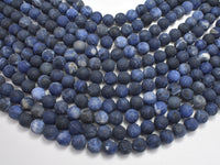 Matte Sodalite Beads, Round, 10mm-RainbowBeads