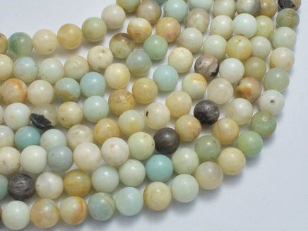 Amazonite Beads, 8mm, Round Beads-RainbowBeads