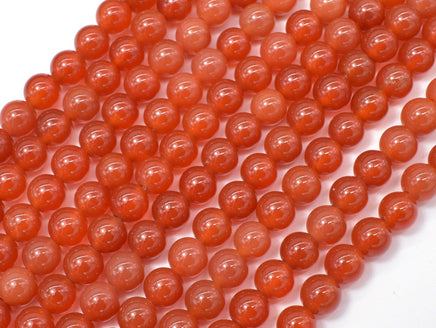 Carnelian Beads, 6mm(6.3mm) Round Beads-RainbowBeads