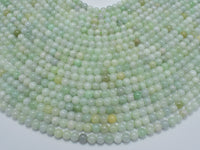 Burma Jade Beads, 6mm Round Beads-RainbowBeads