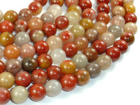 Jade Beads, 10mm, Round Beads-RainbowBeads
