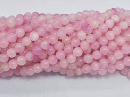 Jade - Pink 6mm (6.3mm) Round-RainbowBeads