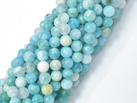 Hemimorphite Beads, 6mm Round Beads-RainbowBeads