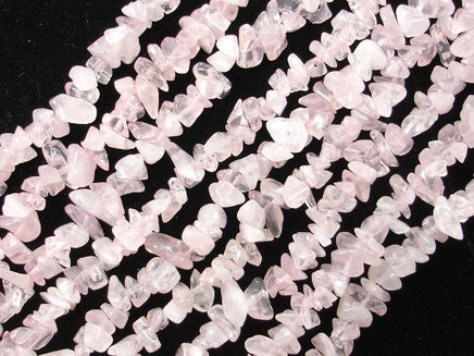 Rose Quartz Beads, Chips Beads, Approx. (4-10) mm, 32 Inch-RainbowBeads
