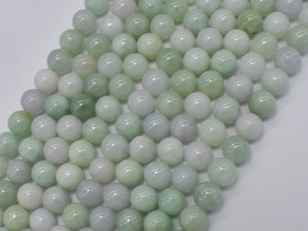 Burma Jade Beads, 8mm Round-RainbowBeads