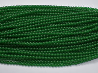 Malaysia Jade - Green, 4mm (4.4mm), Round-RainbowBeads