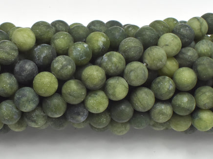 Matte Jade Beads, 8mm Round Beads-RainbowBeads