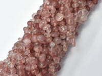 Strawberry Quartz Beads, Lepidocrocite Beads, Chips, 4mm -9mm-RainbowBeads