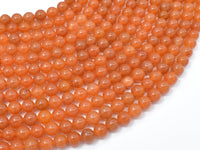 Red Aventurine Beads, 6mm Round Beads-RainbowBeads