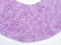 Lavender Amethyst, Lavender Jade, 4x6mm Faceted Rondelle-RainbowBeads