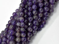 Amethyst Beads, 6mm(6.6mm) Round-RainbowBeads