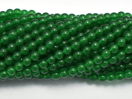 Malaysia Jade - Green, 4mm (4.4mm), Round-RainbowBeads