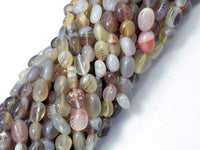 Botswana Agate, 6x8mm Nugget Beads, 15.5 Inch-RainbowBeads