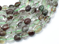 Phantom Quartz, Lodolite Quatz, Approx 9x11mm Nugget Beads-RainbowBeads