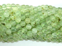 Prehnite Beads, 6mm(6.2mm) Round Beads-RainbowBeads