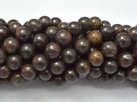 Bronzite Bead, 10mm Round Beads-RainbowBeads