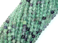 Fluorite Beads, Rainbow Fluorite, 4mm Round Beads-RainbowBeads