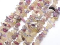 Pink Tourmaline, 7-10mm, Chips, 32 Inch-RainbowBeads