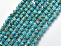 South African Turquoise 6mm Round-RainbowBeads