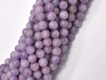 Lepidolite Beads, 6mm (6.6mm) Round-RainbowBeads
