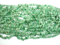 Green Aventurine, 4-9 mm Chips Beads, Long Strand-RainbowBeads