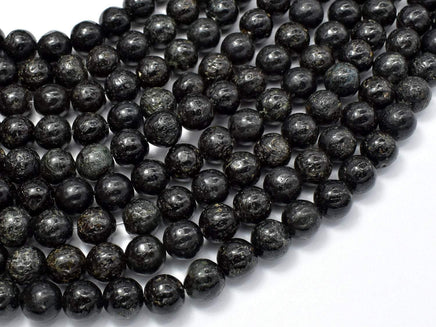 Biotite Beads, 8mm (8.4mm) Round Beads-RainbowBeads