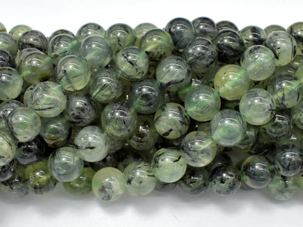 Prehnite Beads, 10mm Round Beads-RainbowBeads