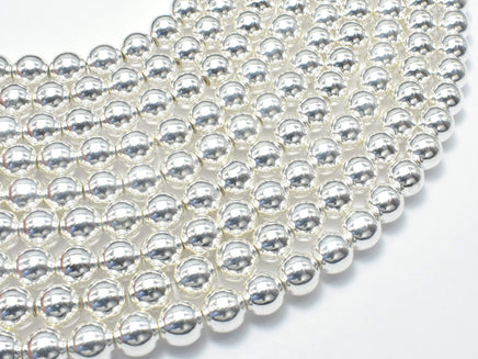 Hematite Beads-Silver, 8mm-RainbowBeads